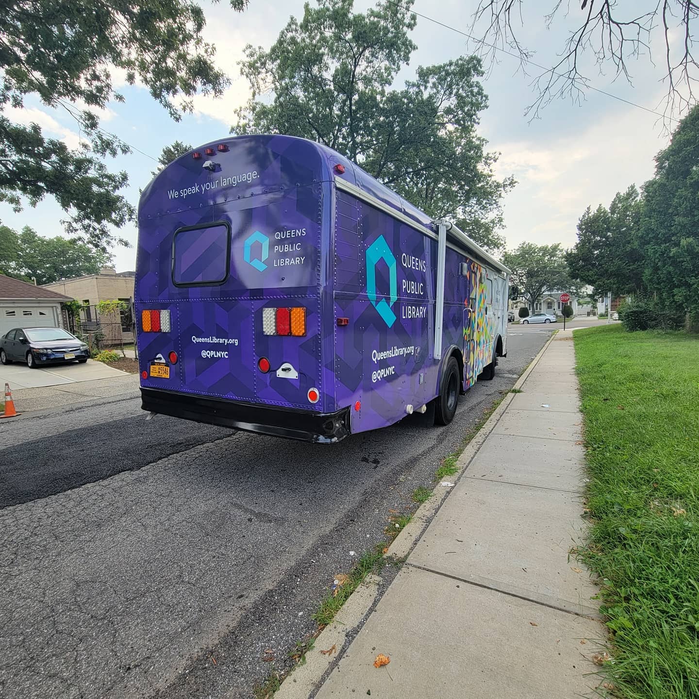 Queens Public Library bus — Archive · August 2021